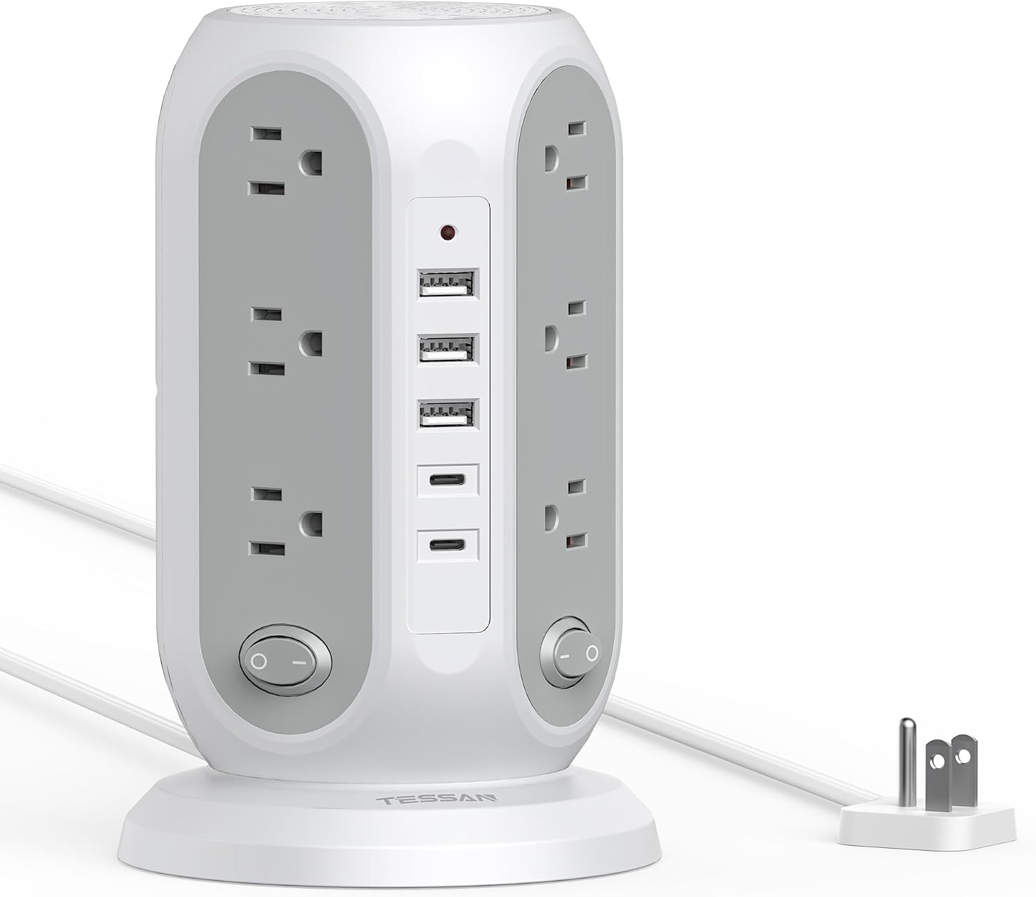 TESSAN™ 17-in-1 Tower Power Strip