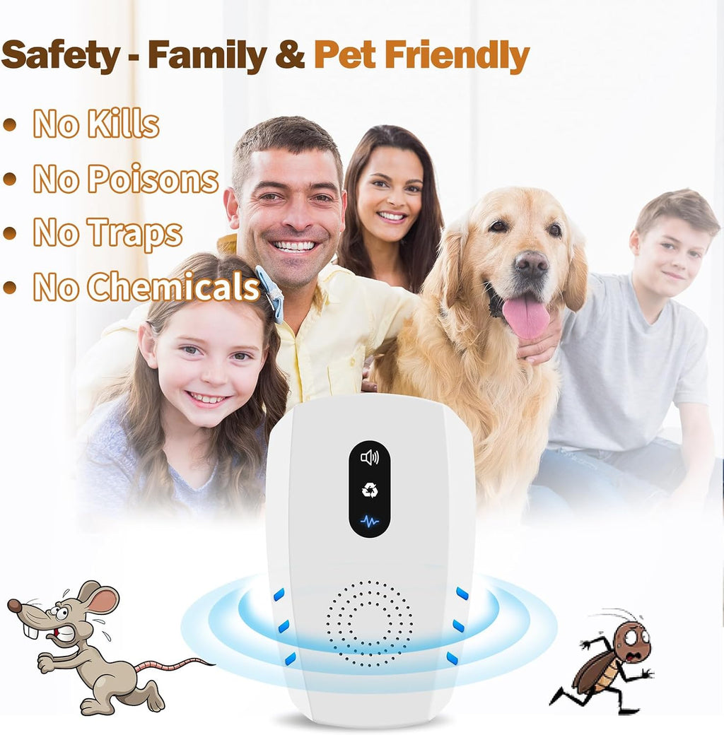 JQELY™ Ultrasonic Pest Repeller 6-Pack