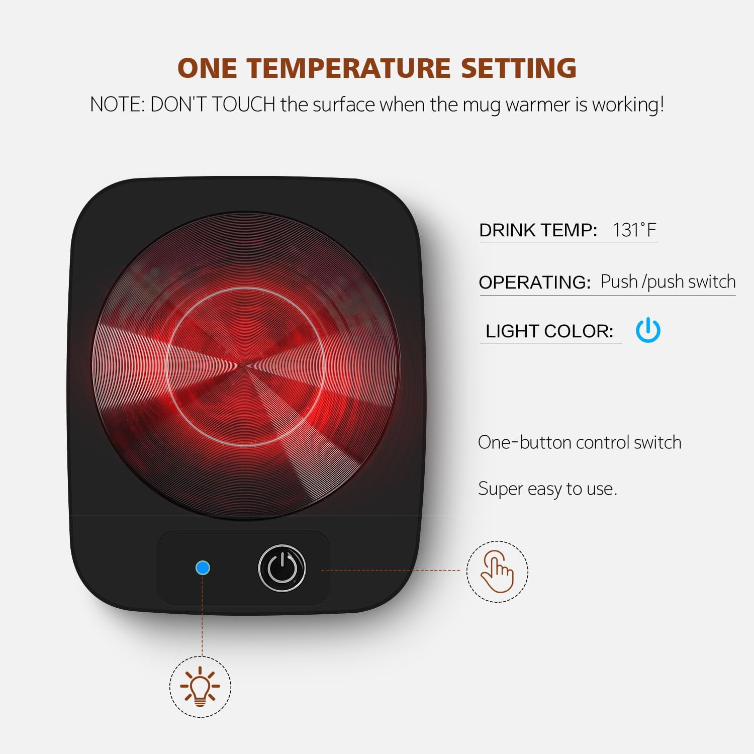 LESIPEE™ Desktop Coffee Mug Warmer