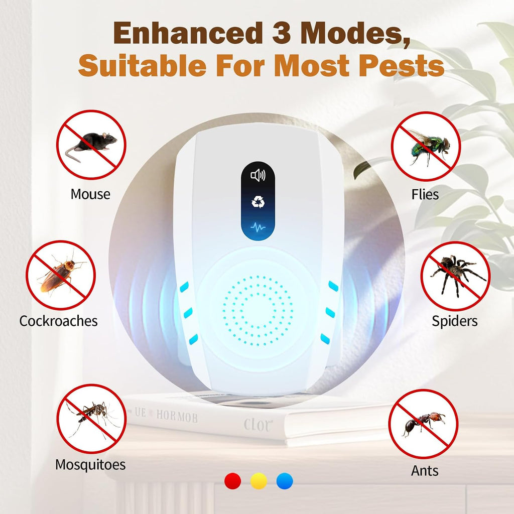 JQELY™ Ultrasonic Pest Repeller 6-Pack