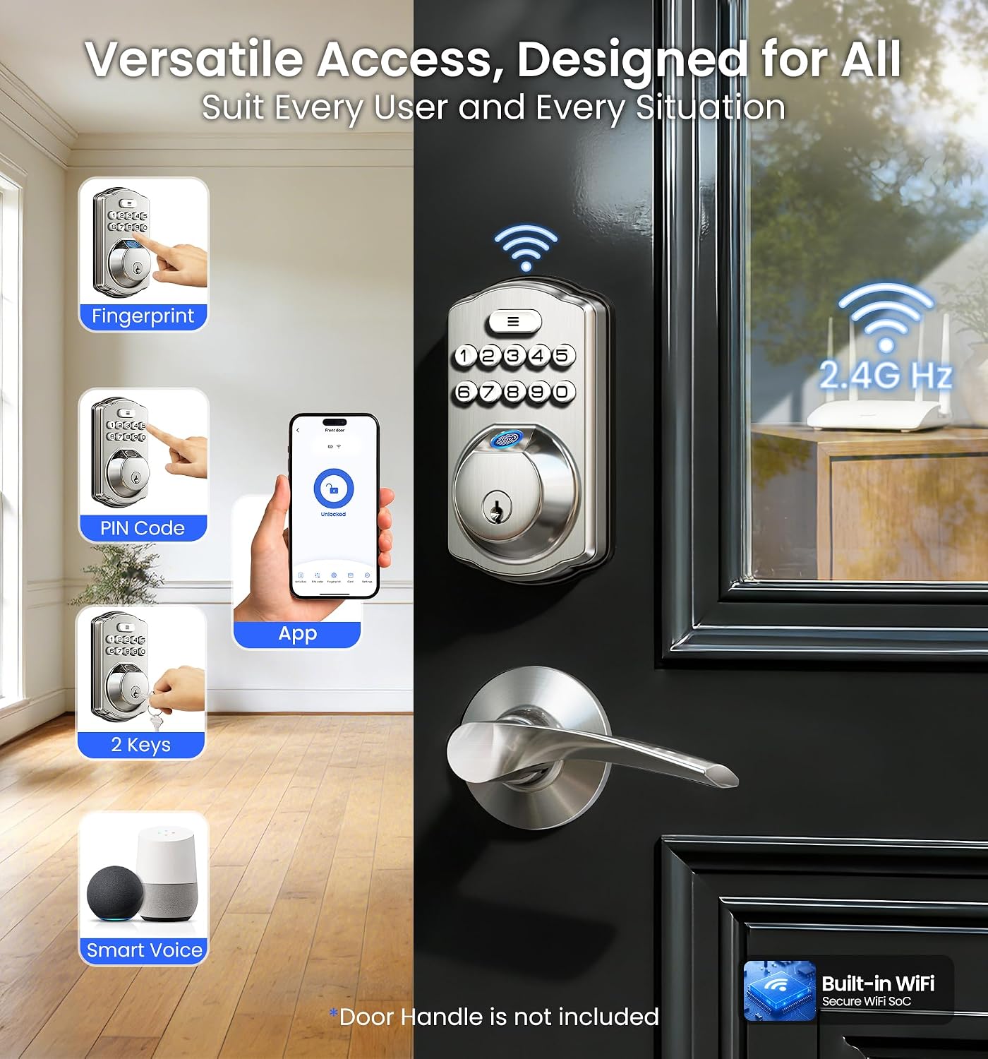 VEISE™ VE012W Smart WiFi Door Lock
